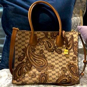 Paisley Brown Michael Kors handbag